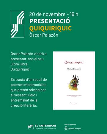 Presentació del llibre Quiquiriquic | 