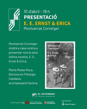 Presentació del llibre E. E. Ernst & Erica | 