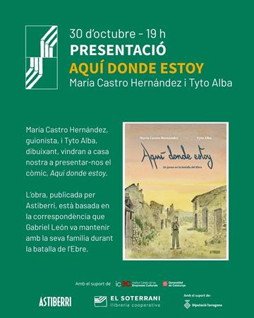 Presentació del llibre Aquí Donde Estoy | 