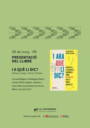 Presentació del llibre I Ara Què Li Dic? | 