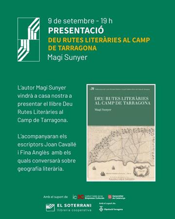 Presentació del llibre Deu Rutes Literàries al Camp de Tarragona | 