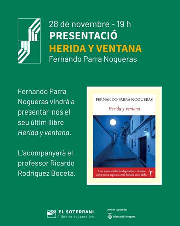 Presentació del llibre Herida y ventana | 