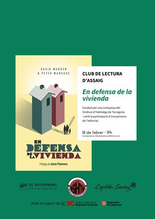 Club de lectura d'assaig En defensa de la vivienda | 