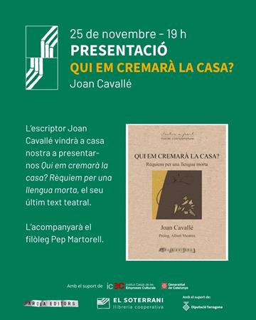 Presentació del llibre Qui ens cremarà la casa? | 