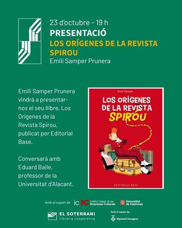 Presentació del llibre Los Orígenes de la Revista Spirou | 