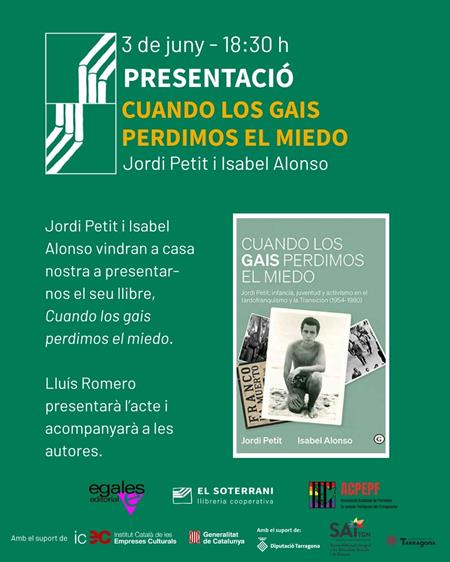 Presentació del llibre Cuando los gais perdimos el miedo | 