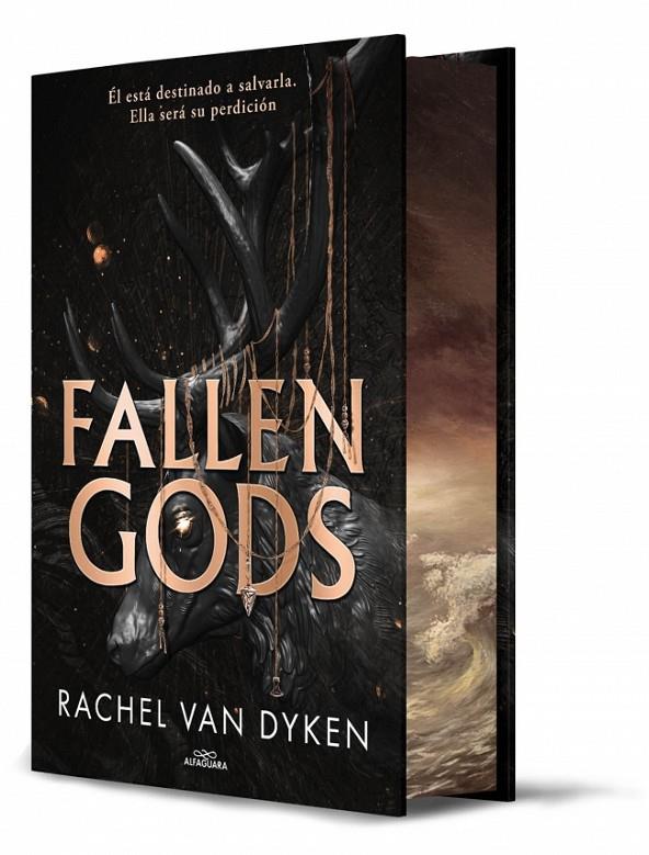 Fallen Gods (edición especial en tapa dura y con cantos tintados) (Hilos del destino 1) | 9788419982414 | Van Dyken, Rachel