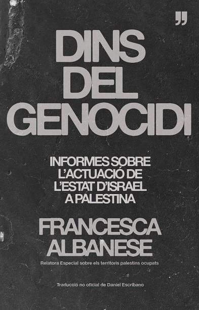 Dins del genocidi | 9791388244162 | Albanese, Francesca