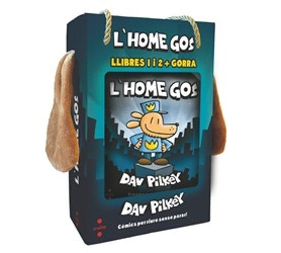 Lot L'Home Gos amb gorra: Llibres 1 i 2 | 9788466160438 | Pilkey, Dav