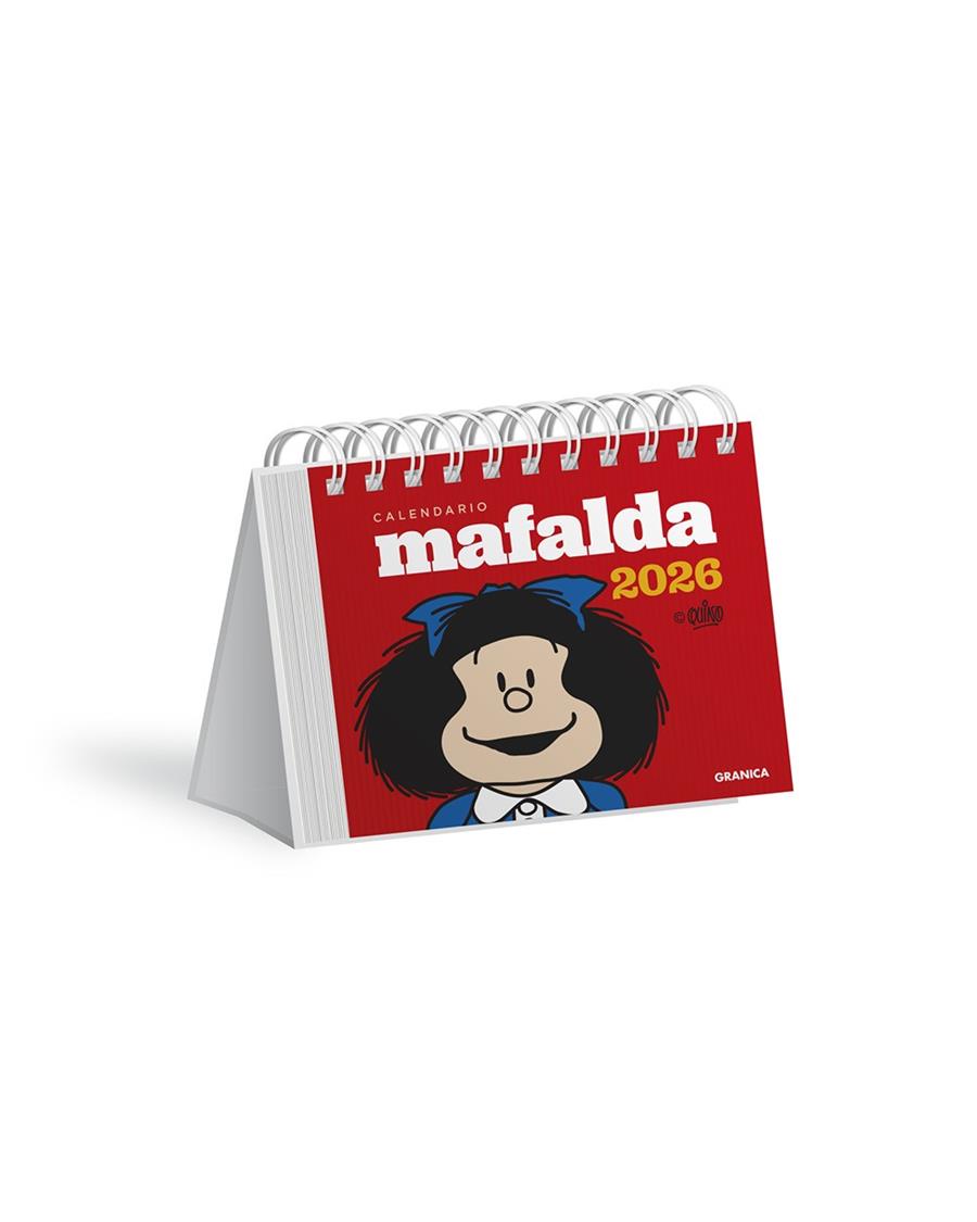 Mafalda 2026, Calendario Escritorio Rojo | 9786316693181 | Quino