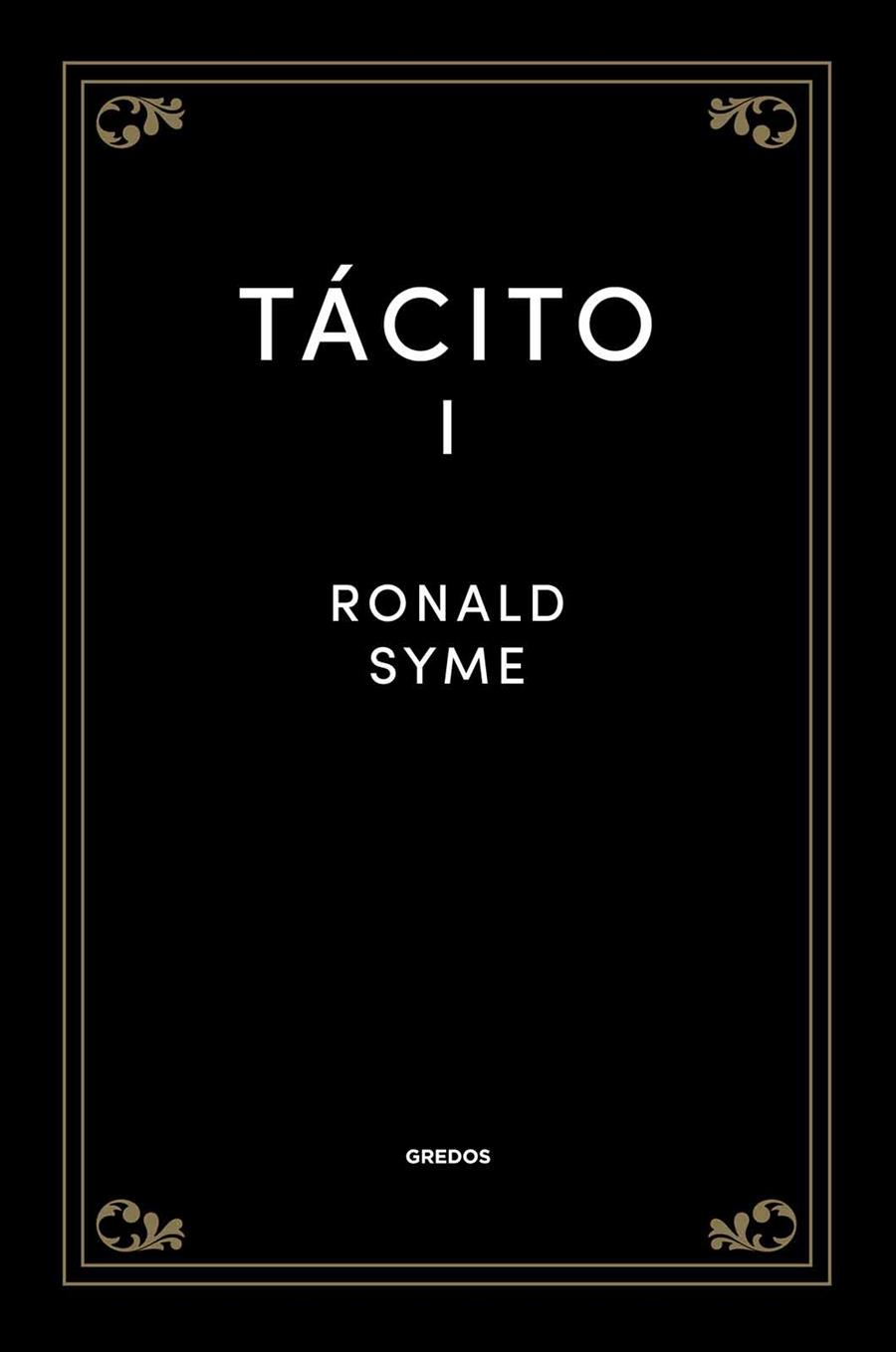 Tácito I | 9788424999612 | Syme, Sir Ronald