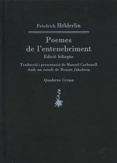 Poemes de l'entenebriment | 9788477271604 | Hölderlin, Friedrich