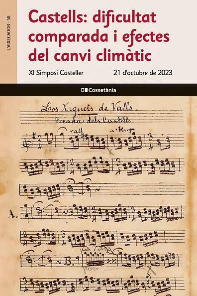 Castells: dificultat comparada i efectes del canvi climàtic | 9788413563954 | AA.VV