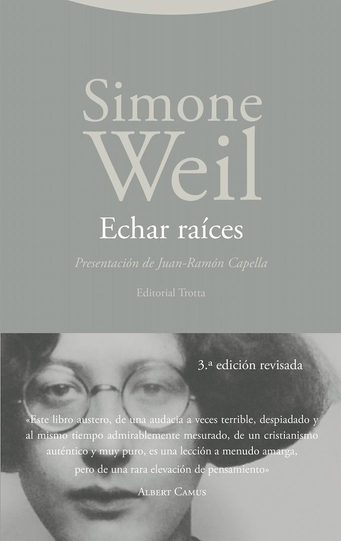 Echar raíces | 9788413643571 | Weil, Simone