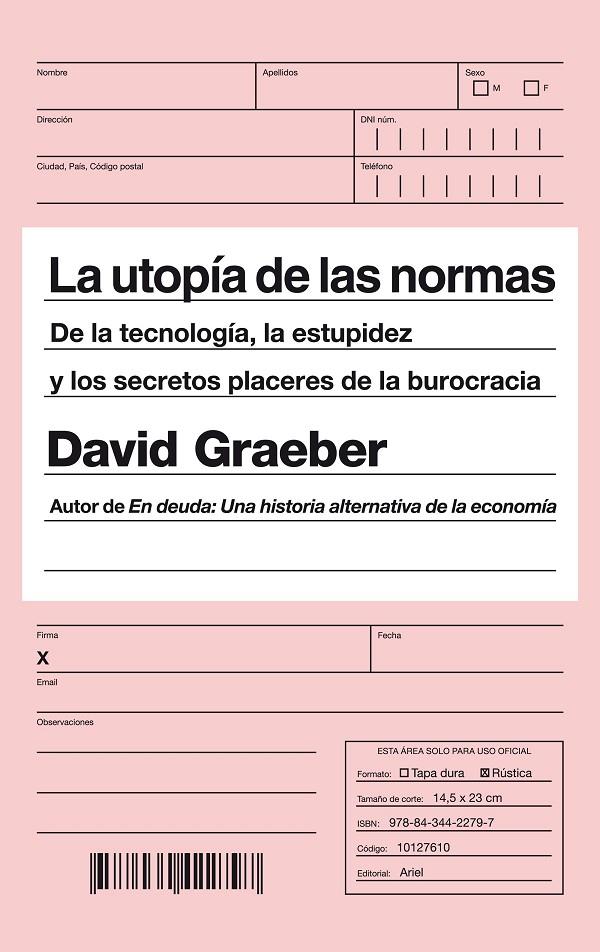Utopía de las normas, la | 9788434422797 | Graeber, David