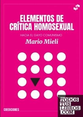 Elementos de crítica homosexual. | 9788419833310 | Mieli, Mario
