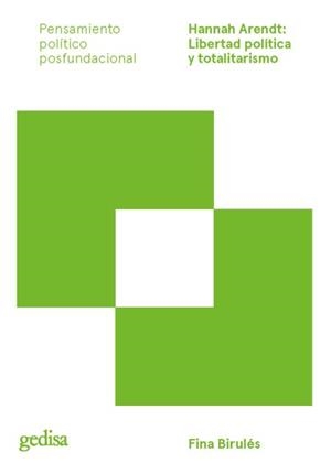 Hannah Arendt: Libertad política y totalitarismo | 9788418193675 | Birulés Betran, Fina