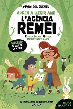 Aprèn a llegir amb l'Agència REMEI. Missió: El gat de la veina | 9788427247666 | Vivim del cuentu