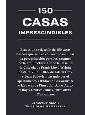 150 casas imprescindibles | 9788419043641 | Gigou, Jacinthe/Demeulemeester, Thijs