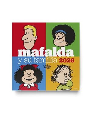 Mafalda 2026, Calendario de Pared Familia | 9786316693280 | Quino
