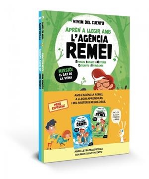 Aprèn a llegir amb l'Agència REMEI Pack 1 i 2 (Resolem Enigmes i Misteris Estranys i Intrigants) | 9788427252608 | Vivim del cuentu
