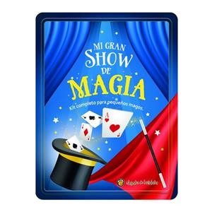 Lata Mi gran show de magia (Lata+Libro+Pañuelos+Varita+Aros+Cartas) | 9786313070770 | AA.VV.
