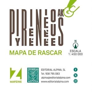 3000 Pirineos (Mapa de rascar) | 9788470111945 | VV.AA.