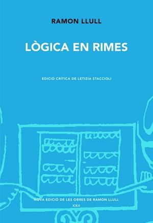 Lògica en rimes | 9788491913955 | Llull, Ramon