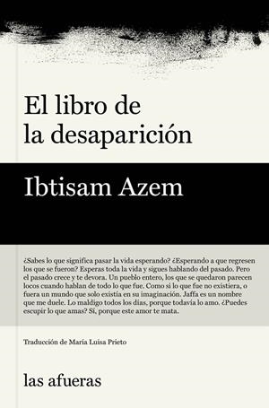 Libro de la desaparición, el | 9791399131123 | Azem, Ibtisam