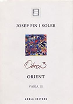 Obres 3. Orient. Vària III | 9788495985101 | Pin i Soler, Josep