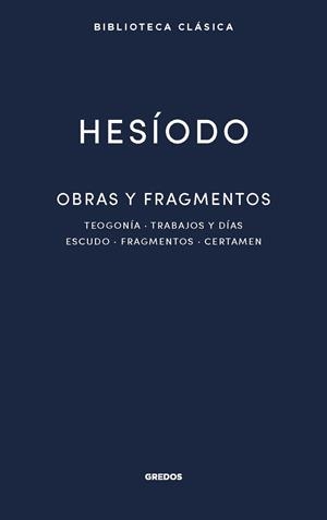 Obras y fragmentos | 9788424939298 | Hesíodo