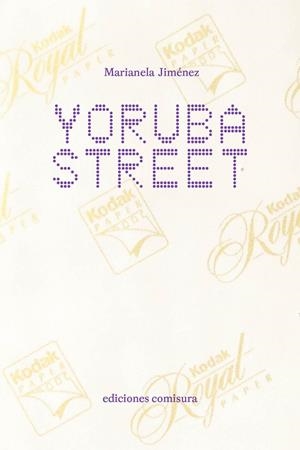 YORUBA STREET | 9788409877195 | Jiménez, Marianela