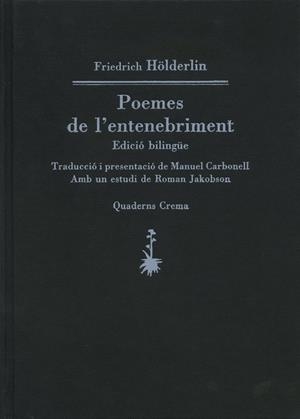 Poemes de l'entenebriment | 9788477271604 | Hölderlin, Friedrich