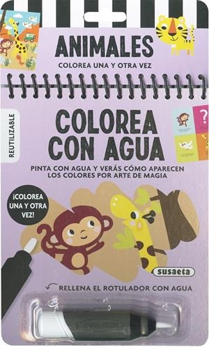 Animales (Colorea con agua) | 9788467786354 | Susaeta, Equipo